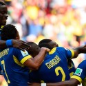 Fin del primer tiempo y Ecuador gana 1 a 0 a Suiza