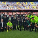 Caicedo actuó en el Camp Nou
