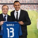 Navas fue presentado en el Real Madrid
