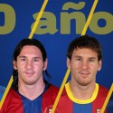 Messi cumple 10 años de su debut en el FC Barcelona