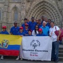 Equipo ecuatoriano de Olimpiadas Especiales compite en Catalunya