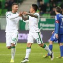 Leonel Ramírez jugó todo el partido y anotó con Ferencvárosi