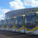 Estadio mundialista es ahora parqueadero de buses
