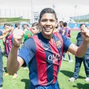 (FOTOS) Erick Ferigra se proclama campeón con equipo juvenil de FC Barcelona
