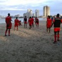 (FOTOS) Deportivo Cuenca se desplazó a la Costa para entrenar