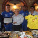 (TUIT) Dirigencia de la Federación Ecuatoriana de Fútbol rindió un homenaje a la Mini Tri Sub-17