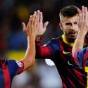 (VIDEO) Lionel Messi le juega una divertida broma a Gerard Piqué durante entrenamiento