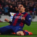 Luis Suárez rompe récord de Lionel Messi en el FC Barcelona