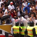 Se registran enfrentamientos violentos entre hinchas de Liga de Quito y el América de Cali