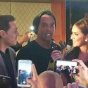 (VIDEO) Ronaldinho arribó a Guayaquil y fue recibido por varios aficionados