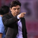 El técnico Marcelo Gallardo no define el once de River para recibir a Emelec