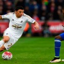 Montero jugó en amistoso del Swansea