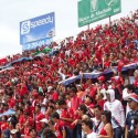 (VIDEO) Hinchas de El Nacional protestaron afuera del estadio Atahualpa