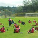 (VIDEO Y AUDIO) Nacional entrena previo a juego con River Ecuador