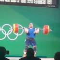 (TUIT) Fernando Salas terminó en sexto lugar en su grupo de levantamiento de pesas