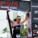 Cody Beals se consagró campeón del IronMan 70.3 de Manta