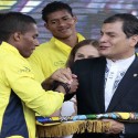 (TUIT) El Presidente Rafael Correa envió su aliento para la Tricolor