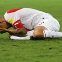 Guerrero se recupera de golpe en ojo que no le impedirá jugar ante Chile