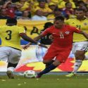 Con nueve minutos adicionales Colombia empata con «La Roja»