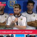 La selección argentina veta a la prensa tras acusación contra Lavezzi