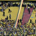 (FOTOS Y VIDEO) ¡Lamentable! En el partido entre Barcelona y Macará ganó la violencia