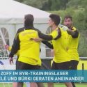(VIDEO) En la práctica de Borussia Dortmund hubo bronca