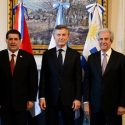 (VIDEO) Presidentes de Argentina, Uruguay y Paraguay presentaron la candidatura