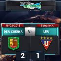 (VIDEO) Deportivo Cuenca le dio la vuelta al marcador y venció a Liga de Quito