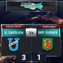 (VIDEO) Universidad Católica, con uno menos, derrotó a Deportivo Cuenca