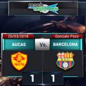 (VIDEO) Aucas solo pudo empatar de local ante Barcelona