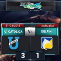 (VIDEO) Universidad Católica venció sin problemas a Delfín
