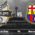 General Díaz y Barcelona SC se juegan la segunda vuelta de Copa Sudamericana