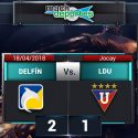 (VIDEO) Delfín, en partido aplazado y con nuevo DT, ganó a Liga de Quito