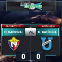 (VIDEO) El Nacional y Universidad Católica no pudieron sacarse ventaja