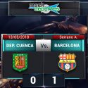 (VIDEO) Barcelona ganó en el último minuto a Deportivo Cuenca