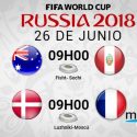 ¡PREVIA! Dinamarca y Australia tienen posibilidades de clasificar a octavos de final