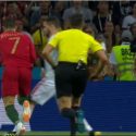 En el partido de Portugal y España, el VAR actuó muy silencioso
