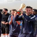 (VIDEO) Los campeones del mundo llegaron a Francia