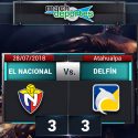 (VIDEO) Delfín se llevó un empate de su visita a El Nacional en el Atahualpa