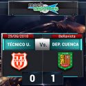 (VIDEO) Deportivo Cuenca se llevó el triunfo de su visita a Técnico Universitario