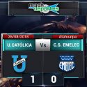 Universidad Católica fue superior por la mínima diferencia ante Emelec