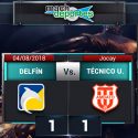 (VIDEO) Técnico Universitario se llevó un punto de su visita a Delfín