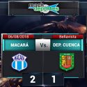 (VIDEO) Macará derrotó a Deportivo Cuenca y se acerca a Barcelona en la punta