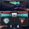 En el Christian Benítez, Liga de Quito goleó a Guayaquil City