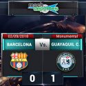 (VIDEO) Barcelona no pudo de loca y perdió ante Guayaquil City en el Monumental