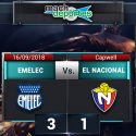 (VIDEO) Emelec se impuso sin problemas a El Nacional y se mantiene en la parte alta