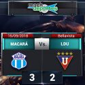 (VIDEO) Triunfo de Macará sobre Liga de Quito que lo sostiene en la punta