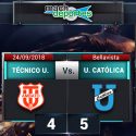 (VIDEO) Universidad Católica se llevó un gran triunfo de su visita a Técnico Universitario