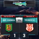 (VIDEO) Deportivo Cuenca perdió como local ante Técnico Universitario