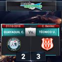(VIDEO) Técnico Universitario se llevó la victoria de su visita a Guayaquil City